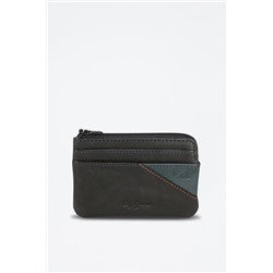 Monedero piel Striking Azul
