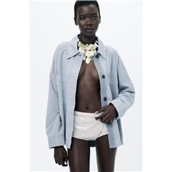 ZW COLLECTION OVERSIZE OVERSHIRT WITH POCKETS
