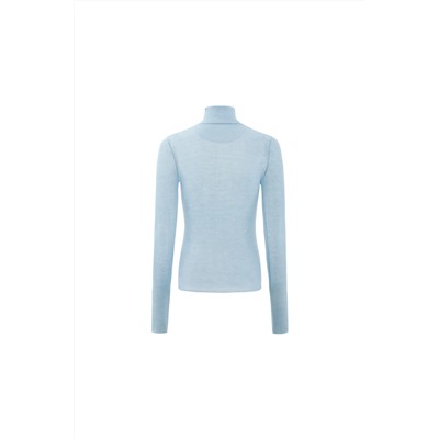 Jersey fino de lana Celeste