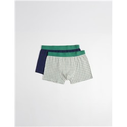 2 Boxers Pack, Men, Multicolour