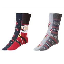 LIVERGY® Herren Weihnachts-Socken