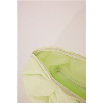Neceser grande nube nylon verde lima