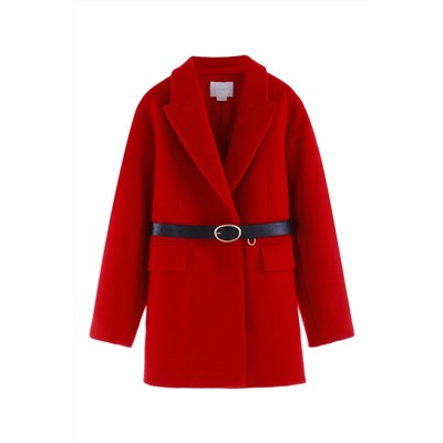 Chaqueta de lana Rojo