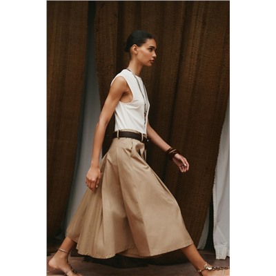 CONTRAST BELTED DRESS