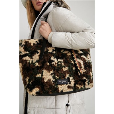 Bolso shopping bag lana