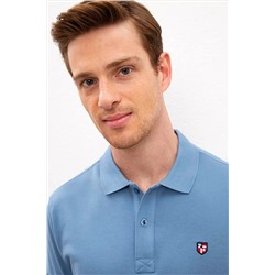 U.S. Polo Assn. Erkek Indigo Polo Yaka T-shirt Basic EV-98023