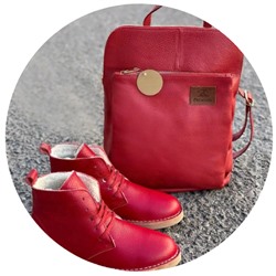 Ab.Zapatos 4619/2 granate+PELLE Mochibol