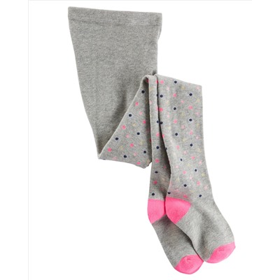 Polka Dot Heather Tights