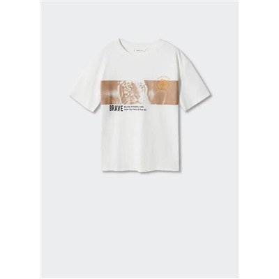 Camiseta algodón estampado -  Niño | MANGO OUTLET España