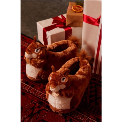 Zapatillas de casa suaves al tacto Aurora Marrón