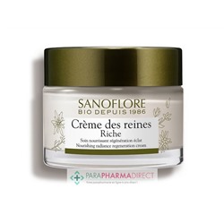Sanoflore Crème des Reines Riche - Soin Nourrissant Régénération Eclat BIO 50 ml