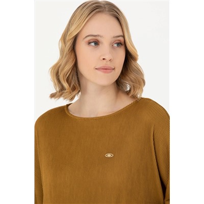 Kadın Açık Haki Sweatshirt
