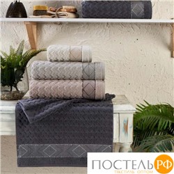 Набор полотенец Карвен "PLATOS" Cotton (penye) 50*90 4шт. махра HS 1004