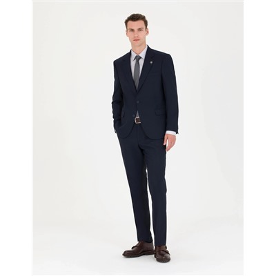Lacivert Slim Fit Takım Elbise