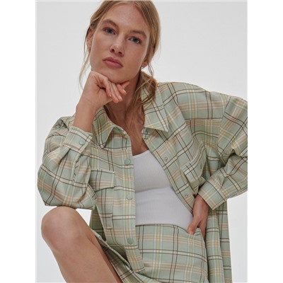 Karierte Hemdjacke