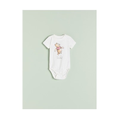 Bedruckter Body aus Baumwolle Winnie the Pooh