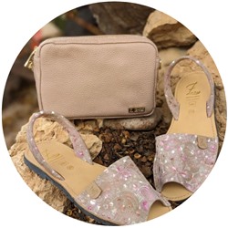 AB.Zapatos · 320-7 estampado 96 beig+AB.Z · Pelle · 21-20 (370) rosa