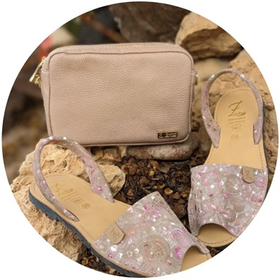 AB.Zapatos · 320-7 estampado 96 beig+AB.Z · Pelle · 21-20 (370) rosa