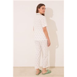 Pijama camisero algodón estampado