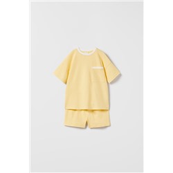 KIDS/ CONJUNTO BOLSILLO LISO