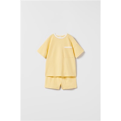 KIDS/ CONJUNTO BOLSILLO LISO