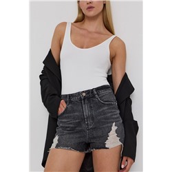 Short vaquero Negro