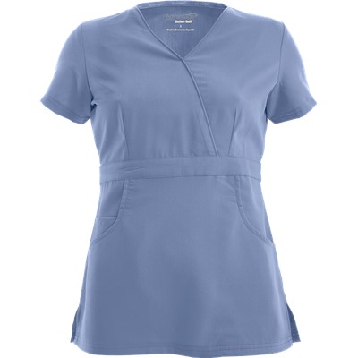 Advantage STRETCH by Butter-Soft™ Mock Wrap Scrub Top