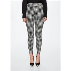 Leggins estampado pata de gallo -  Mujer | MANGO OUTLET Melilla