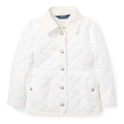 GIRLS 2-6X Quilted Barn Jacket