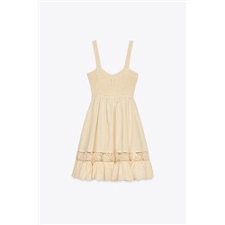 COMBINED KNIT DRESS
