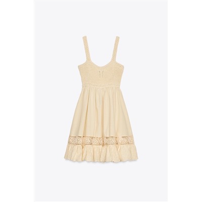 COMBINED KNIT DRESS