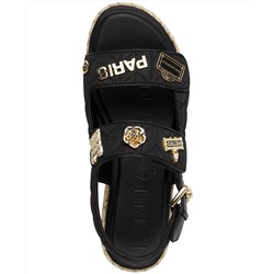 KARL LAGERFELD PARIS Women's Charlay Rue Pins Espadrille Flat Sandals