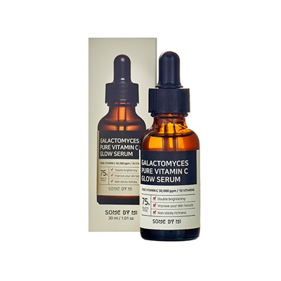 SOME BY MI GALACTOMYCES PURE VITAMIN C GLOW SERUM Сыворотка для лица с галактомисисом и витамином С 30мл