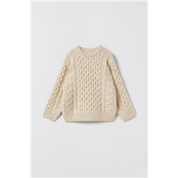 ARAN KNIT SWEATER