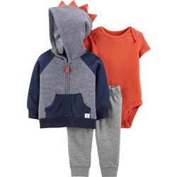 3-Piece Striped Little Jacket Set