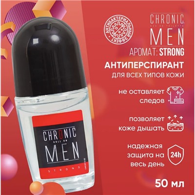 Антиперспирант роликовый мужской CHRONIC MEN Strong СТЕКЛО 50