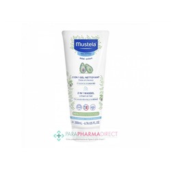 Mustela Peau Normale 2en1 Gel Nettoyant Corps et Cheveux 200ml