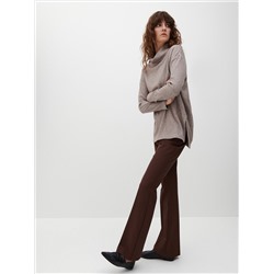Bluse mit gesprenkelter Textur