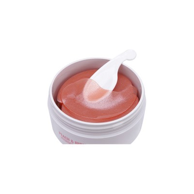 Peach & Hibiscus Brightening Hydrogel Eye Patch, Гидрогелевые патчи с экстрактами персика и гибискуса