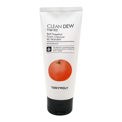 [TONYMOLY] Пенка для умывания очищающая КРАСНЫЙ ГРЕЙПФРУТ Tonymoly Clean Dew Red Grapefruit Foam Cleanser, 180 мл