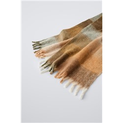 CHECK MAXI SCARF