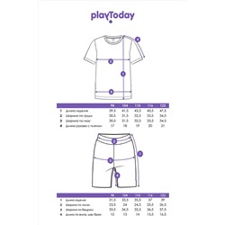 Комплект (Футболка+Шорты) PLAYTODAY, 1121545