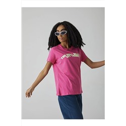 Ltb Slogan Baskılı Pembe T-shırt 01223800866089