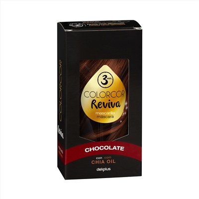 Маска для волос Reviva шоколадная Deliplus