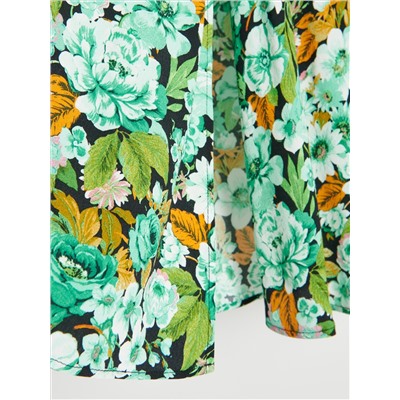 Rock mit Blumenmuster