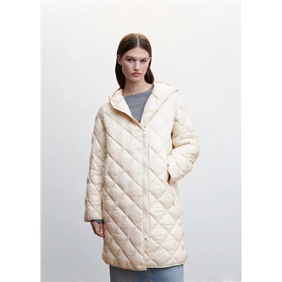 Anorak acolchado capucha -  Mujer | MANGO OUTLET Melilla