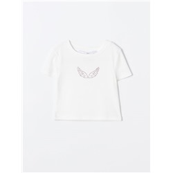RHINESTONE DESIGN T-SHIRT