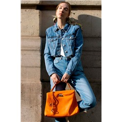 Bolso de piel Dana Naranja