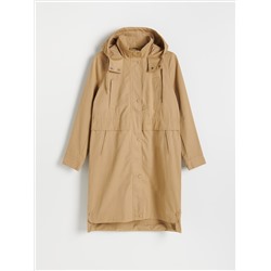 Parkajacke mit Kapuze