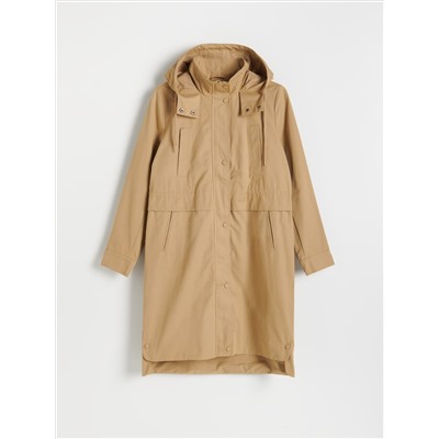 Parkajacke mit Kapuze